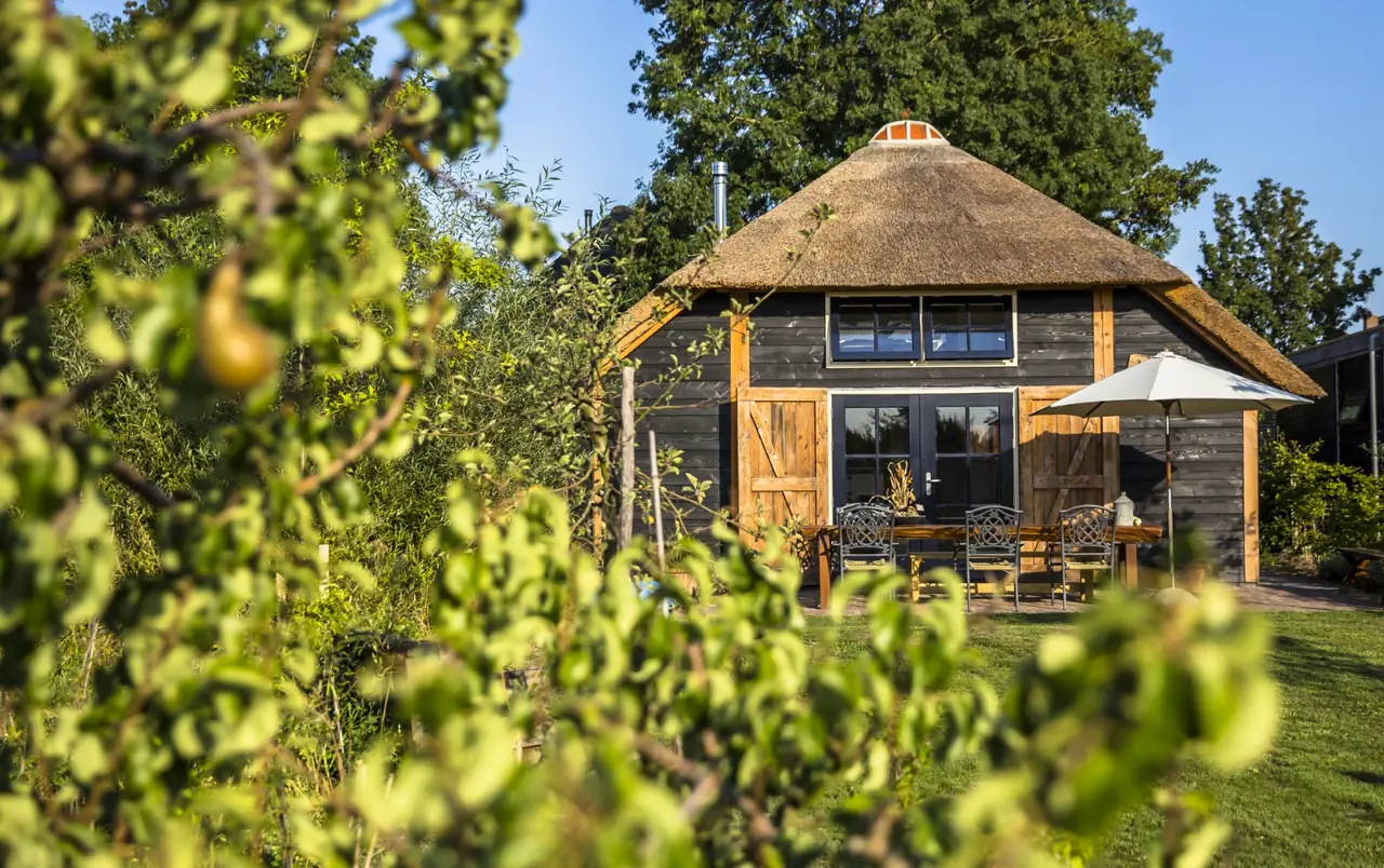 Vakantiewoning met rieten dak in Tuitjenhorn